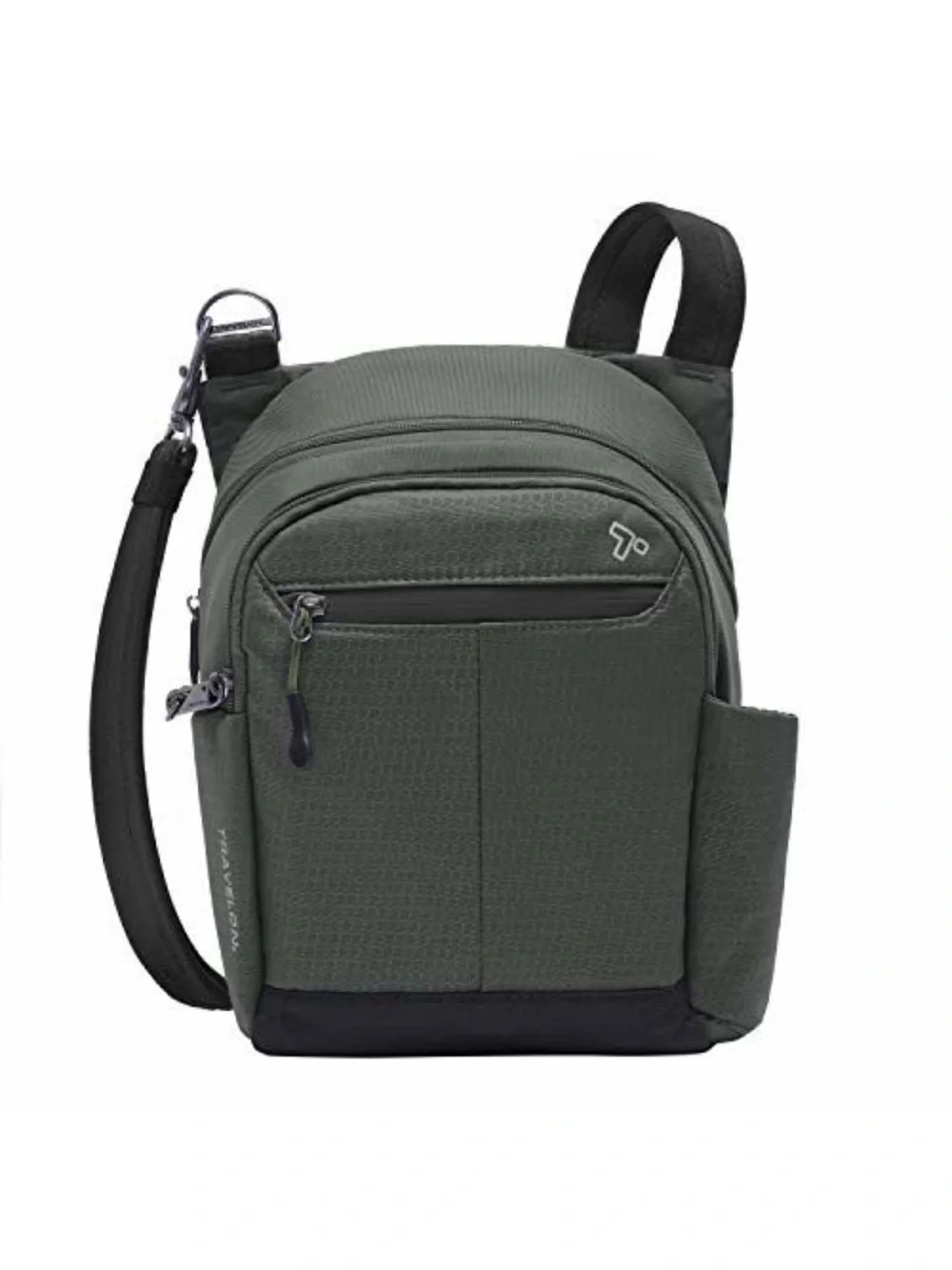 Travelon Active Tour Bag Charcoal Men's Crossbody Sling Bag Anti-Theft Unisex